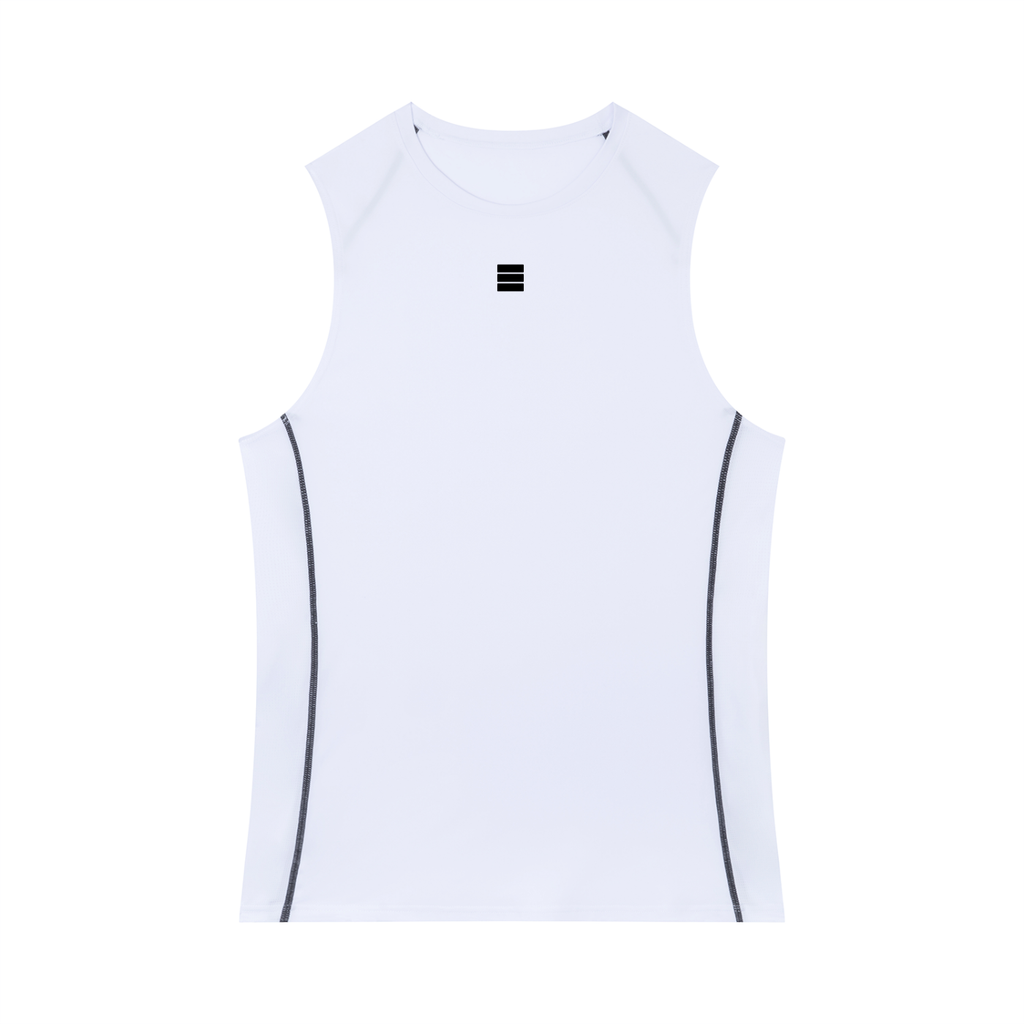 white,men,tanktop,sportswear