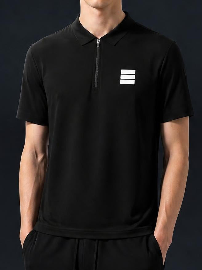 black,mens,athleticwear,sportswear,polo,shirt