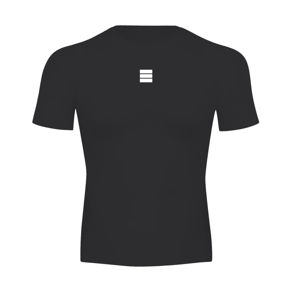 black,mens,compression,sportswear,shirt