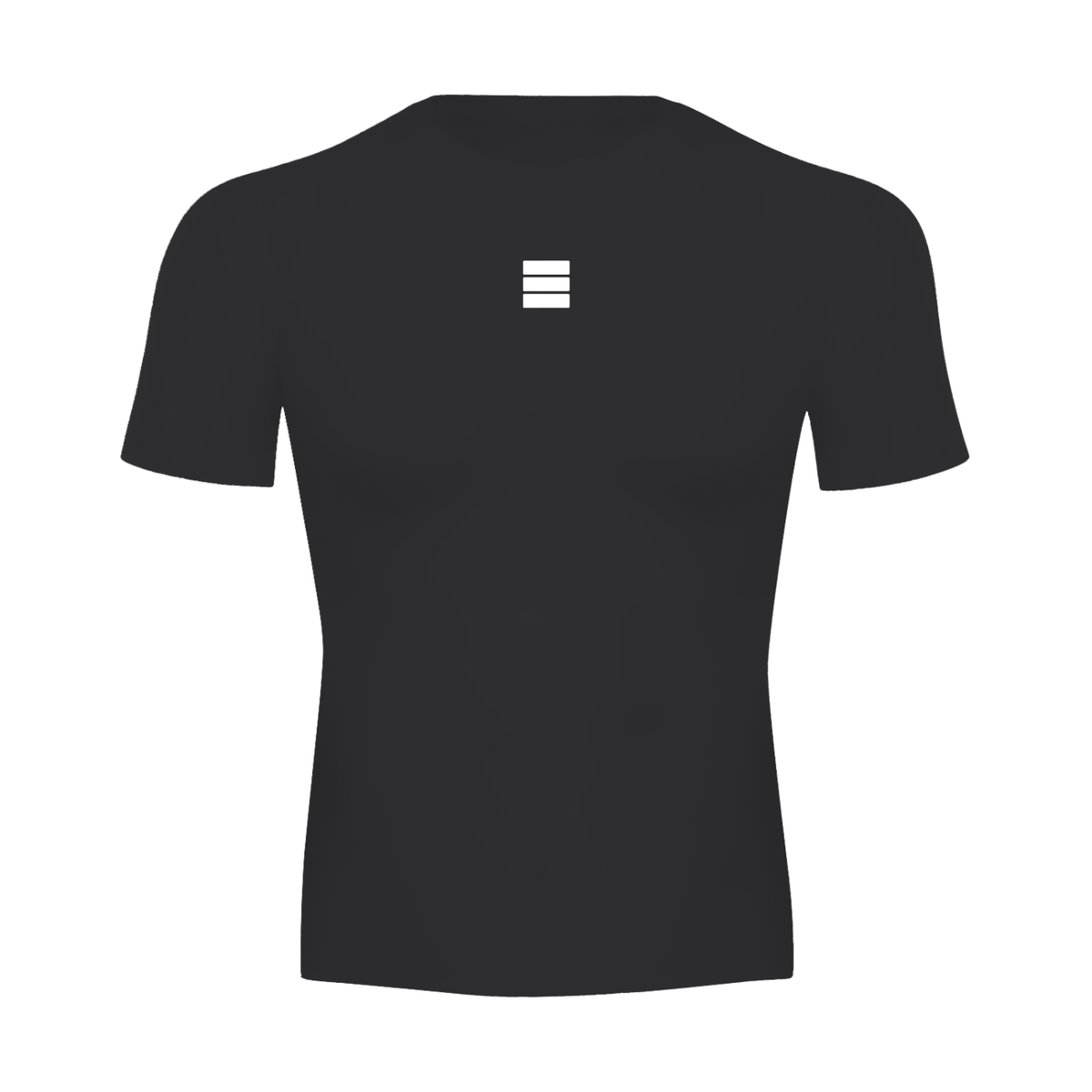 black,mens,compression,sportswear,shirt