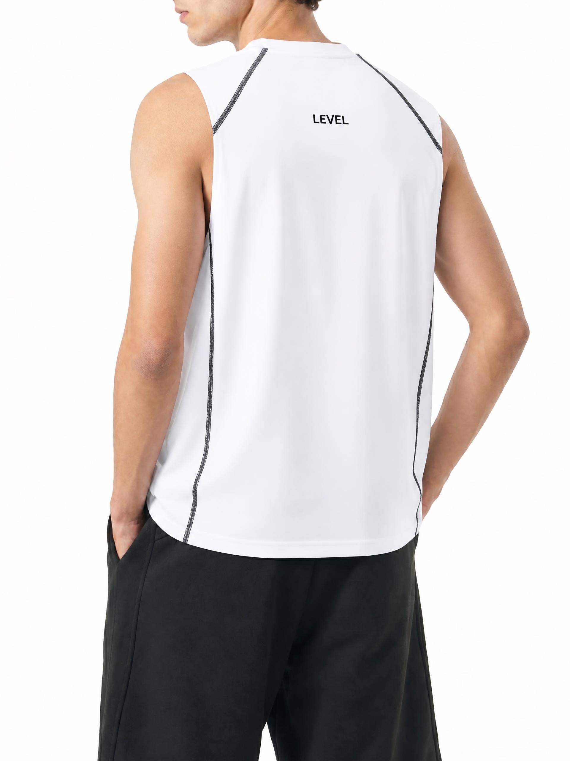 CORE — Men's White Slim Fit Tank