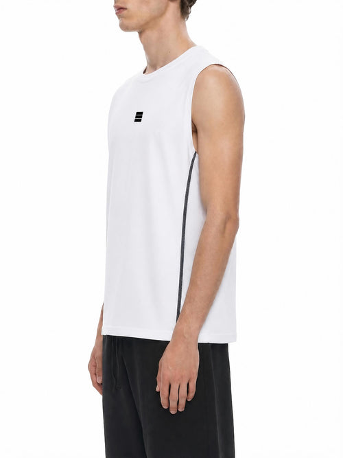 CORE — Men's White Slim Fit Tank