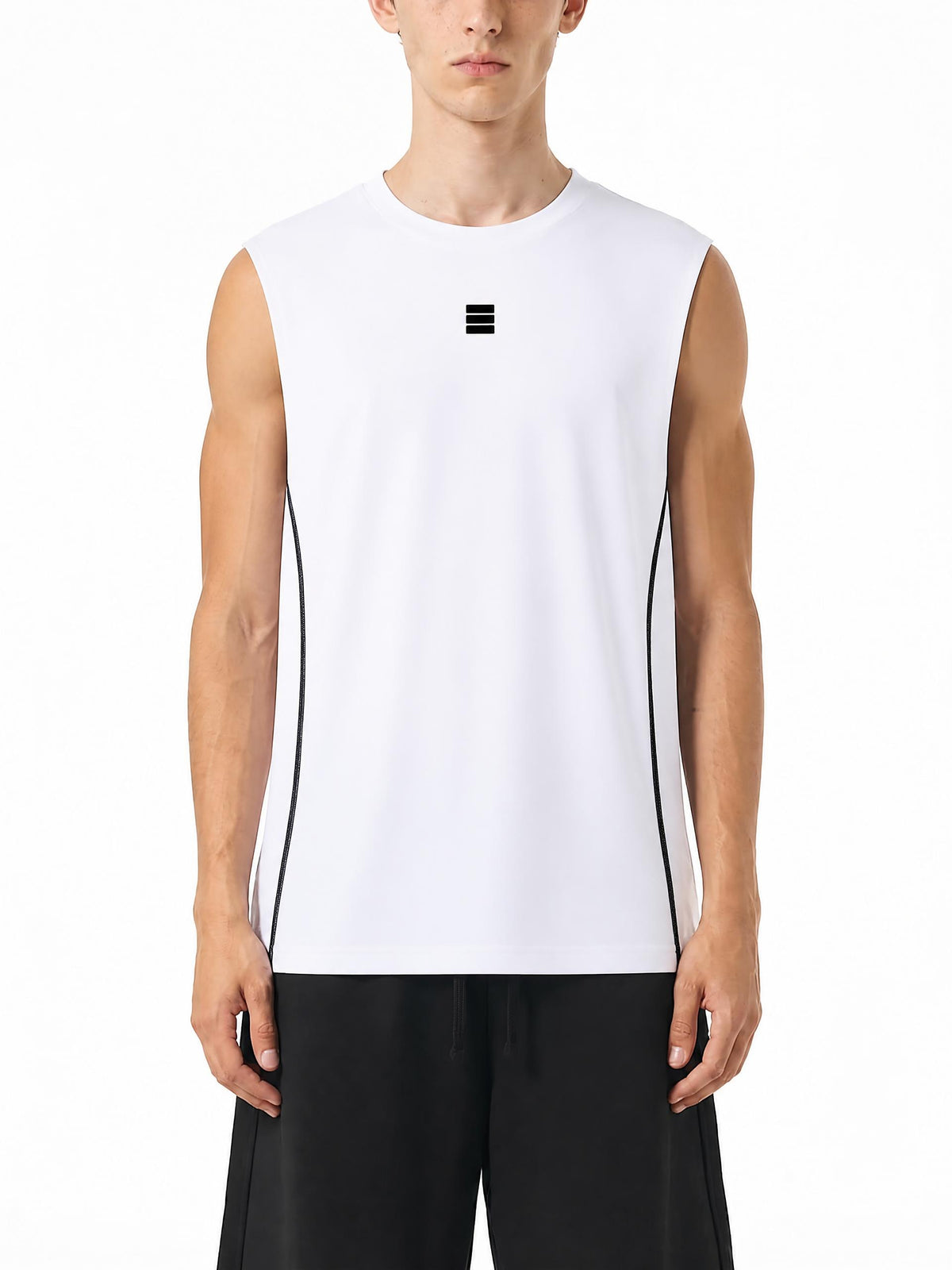 CORE — Men's White Slim Fit Tank