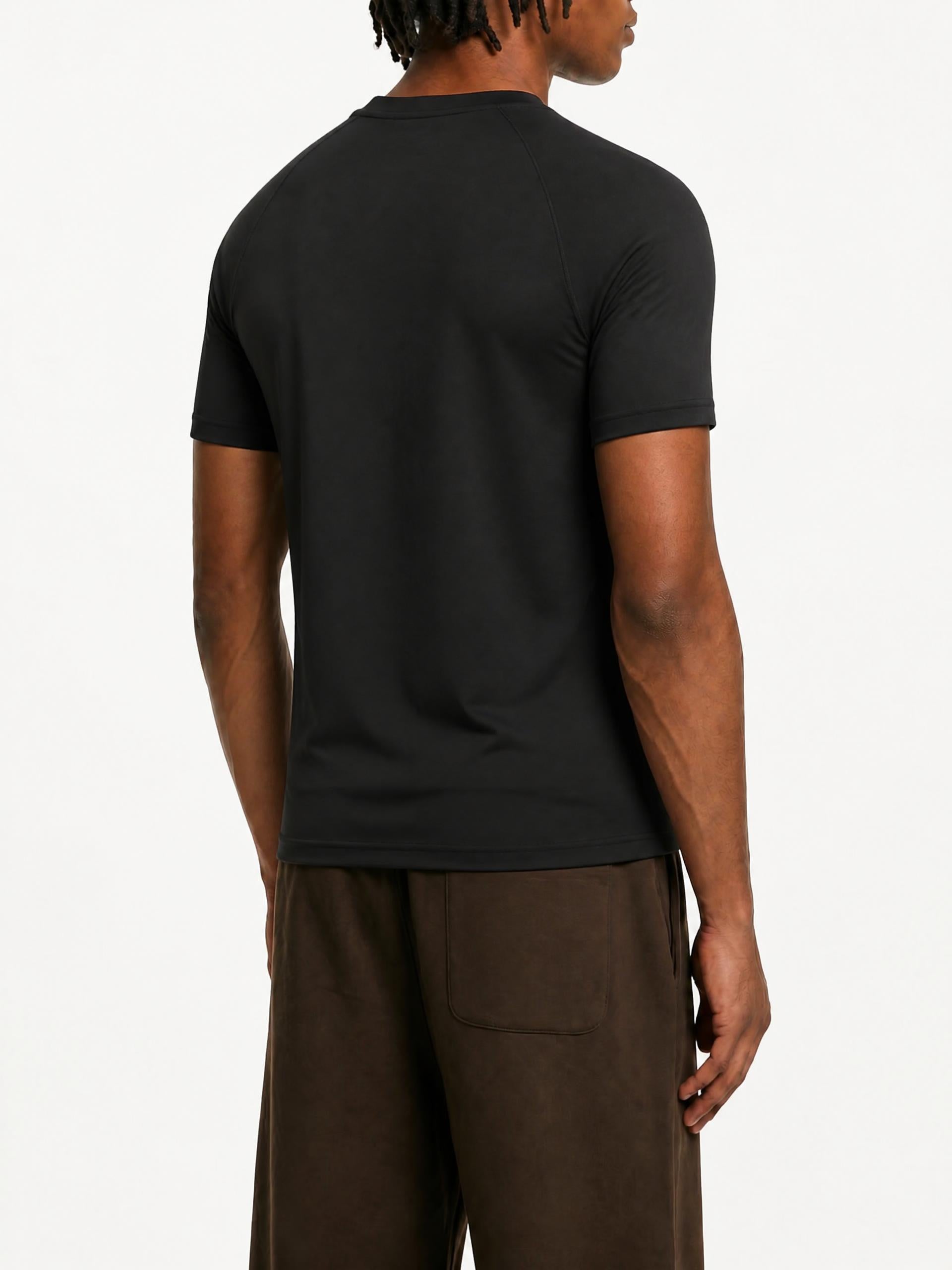 CORE — Black Short Sleeve Compression Shirt