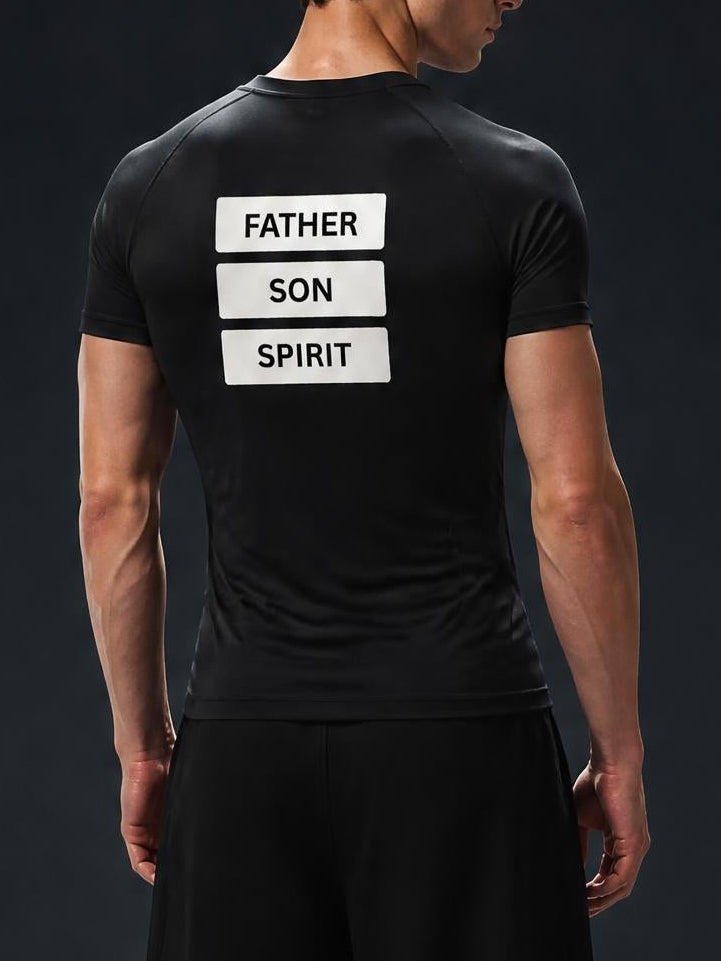 STATEMENT — Trinity Black Compression Shirt