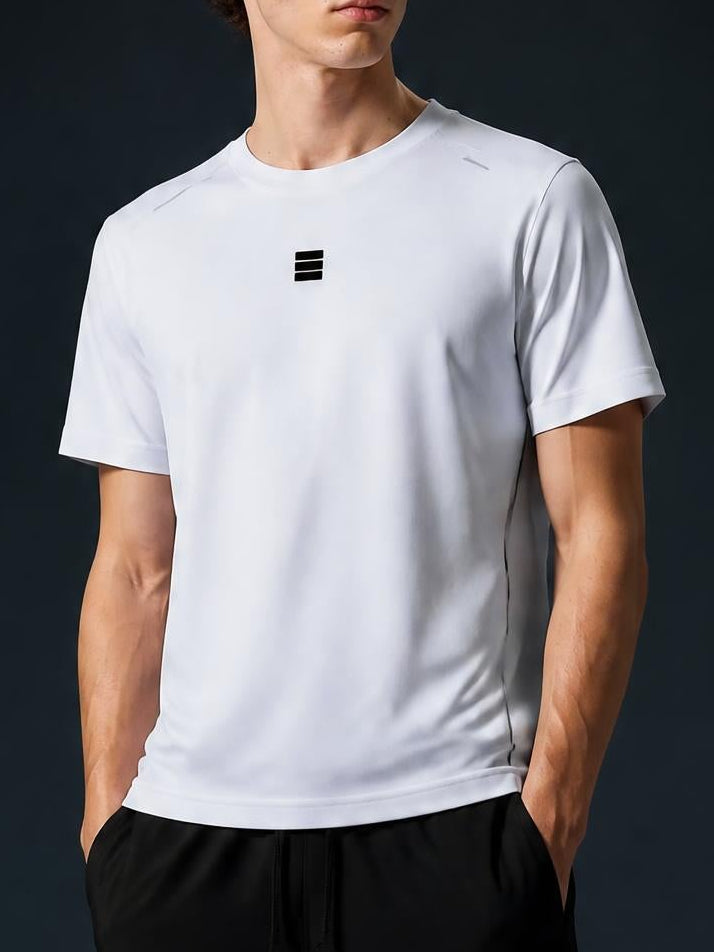 CORE — Men's White Reflective Raglan Tee