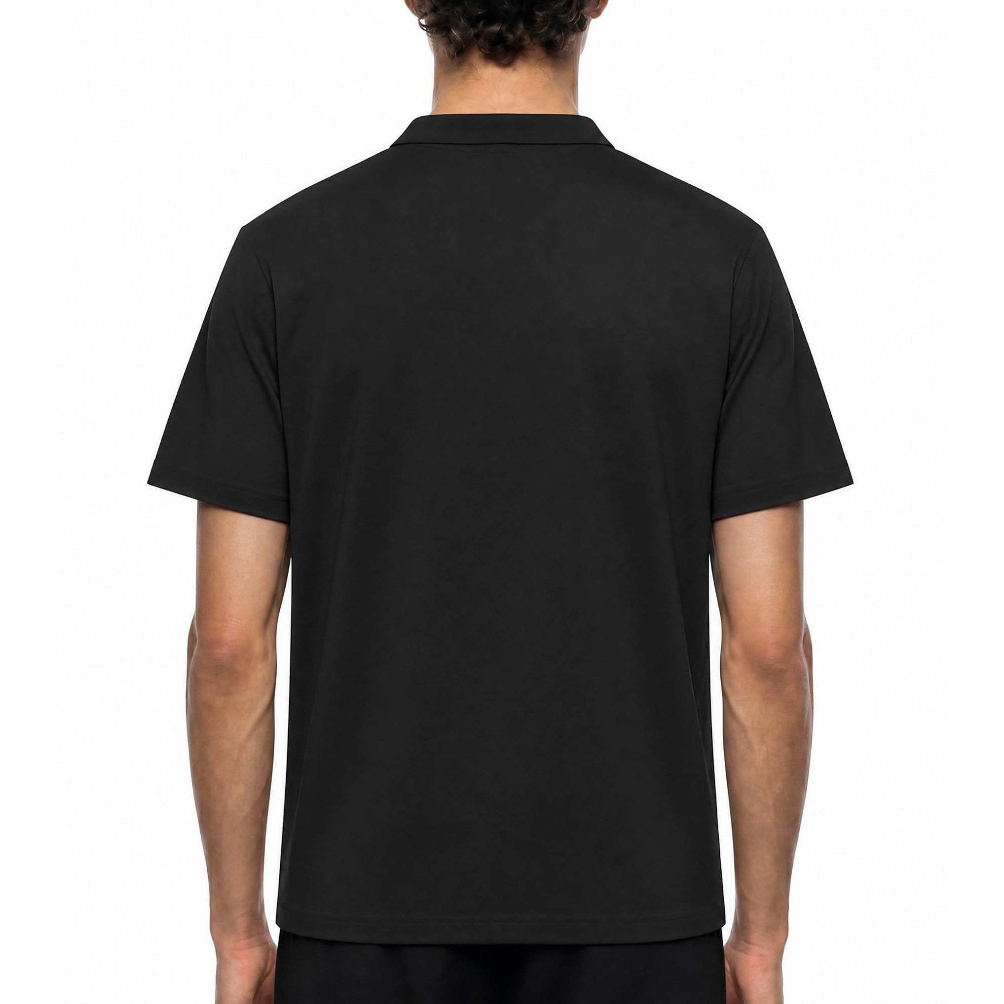 CORE — Black Zipper Polo